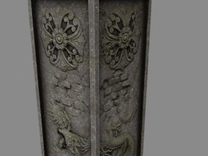 pillar 3D 모델