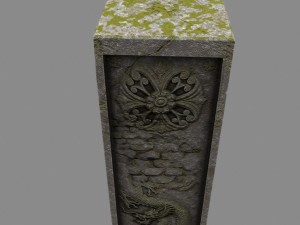 pillar 3D 모델