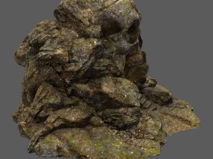 skull cave 02 3D Model