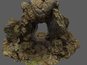skull cave 02 3D Model