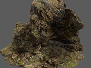 skull cave 02 3D Model