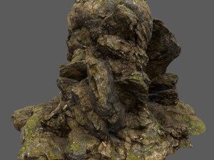 skull cave 02 3D Model