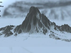 雪山01 3D 模型
