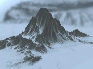 snowmountain 01 3D Model
