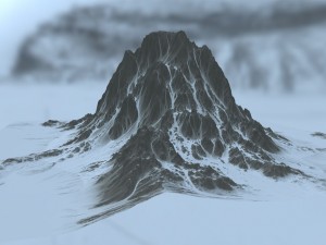 snowmountain 01 Modèle 3D