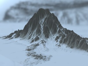 snowmountain 01 Modèle 3D