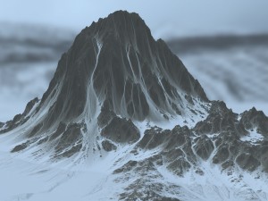 snowmountain 01 Modèle 3D