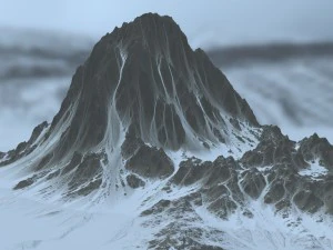 snowmountain 01 3D Model