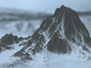 snowmountain 01 Modèle 3D