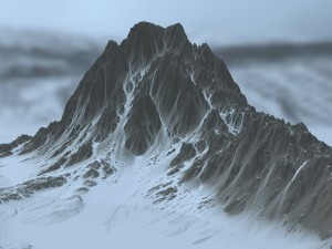 snowmountain 01 Modèle 3D