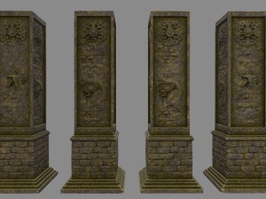 pillar 3D-Modell