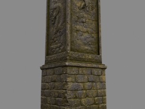pillar 3D मॉडल