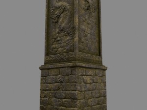 pillar 3D मॉडल