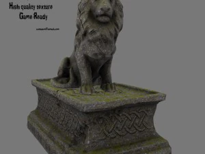 aslan heykeli 1 3D Model