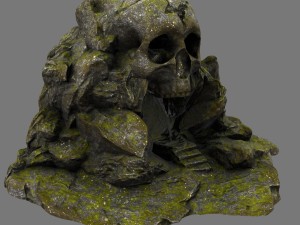 skull cave 03 3D Model
