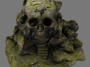 skull cave 03 3D Model