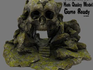 kafatası mağarası 03 3D Model