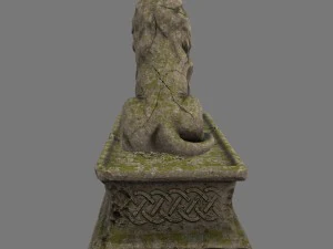 lion statue 3D Model