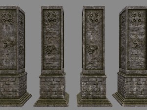 pillar 3Dモデル