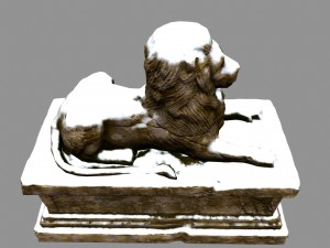 lion statue 02 3D मॉडल