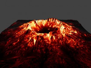 volcano 3D Model