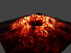 volcano 3D Model