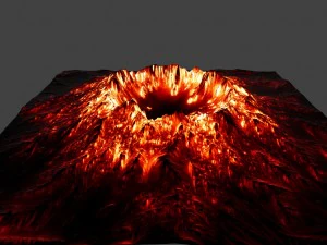 volcano 3D Model