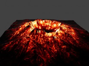 volcano 3D Model