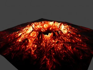 volcano 3D Model