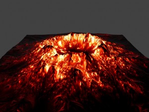 volcano 3D Model