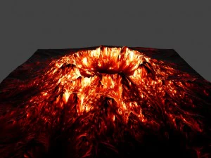 volcano 3D Model