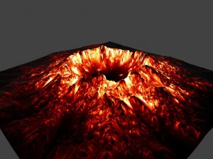 volcano 3D Model