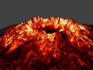 volcano 3D Model