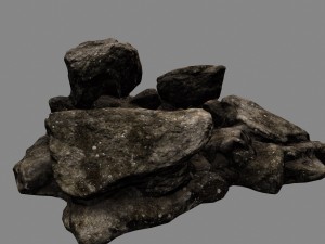 rocks 2 3D-Modell