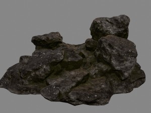 rocks 3 3D Модель