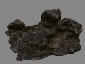 rocks 3 3D Модель