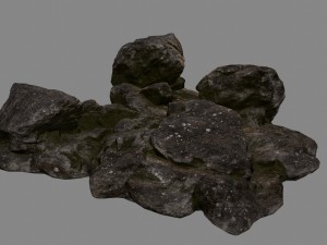 rocks 3 3D Модель