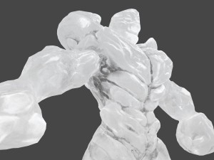 ice monster 3D 모델