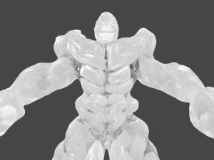 ice monster 3D 모델