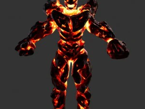 fire monster 3D Model