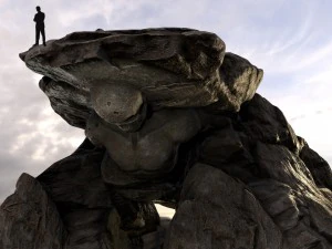 пещера черепа 1 3D Модель