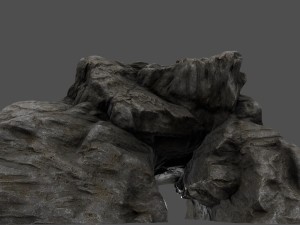 skull cave 1 3D Model