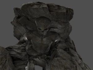 skull cave 1 3D Model