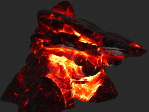 lava skull cave Modelo 3D