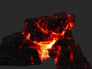 lava skull cave Modelo 3D