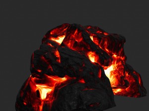 lava skull cave Modelo 3D
