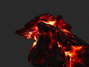 lava skull cave Modelo 3D