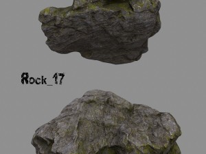 forest rock 3D Modell