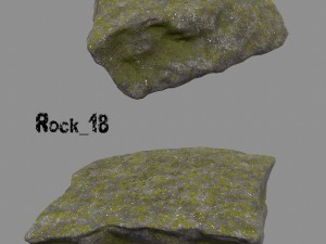 forest rock 3D Modell