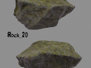 forest rock 3D Modell